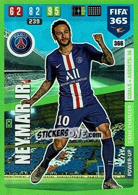 Cromo Neymar Jr - FIFA 365: 2019-2020. Adrenalyn XL - Panini