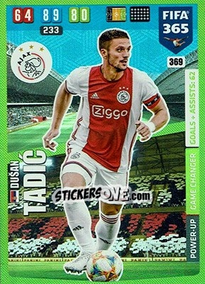 Sticker Dušan Tadic - FIFA 365: 2019-2020. Adrenalyn XL n. 369 - Panini