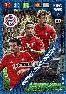 Cromo Javi Martínez / Thiago Alcantara / Leon Goretzka