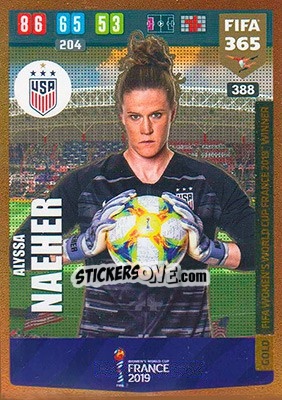 Sticker Alyssa Naeher - FIFA 365: 2019-2020. Adrenalyn XL n. 388 - Panini
