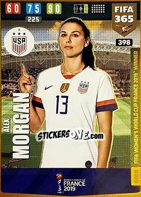 Figurina Alex Morgan - FIFA 365: 2019-2020. Adrenalyn XL n. 398 - Panini