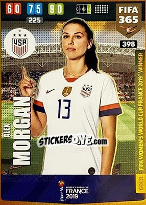 Cromo Alex Morgan - FIFA 365: 2019-2020. Adrenalyn XL - Panini