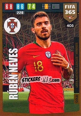 Sticker Ruben Neves - FIFA 365: 2019-2020. Adrenalyn XL n. 405 - Panini