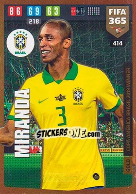 Sticker Miranda - FIFA 365: 2019-2020. Adrenalyn XL - Panini