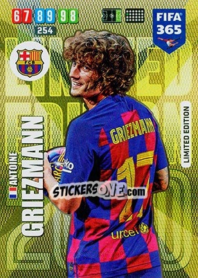 Sticker Antoine Griezmann - FIFA 365: 2019-2020. Adrenalyn XL n. LE-AG - Panini