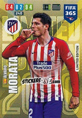 Sticker Álvaro Morata - FIFA 365: 2019-2020. Adrenalyn XL n. LE-AM - Panini