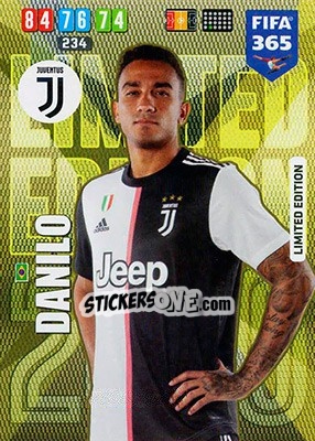 Sticker Danilo - FIFA 365: 2019-2020. Adrenalyn XL n. LE-DA - Panini