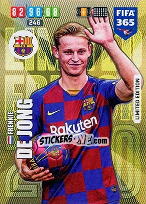 Sticker Frenkie de Jong - FIFA 365: 2019-2020. Adrenalyn XL n. LE-FDJ - Panini
