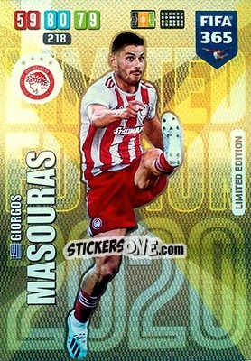 Sticker Giorgos Masouras - FIFA 365: 2019-2020. Adrenalyn XL n. LE-GMA - Panini