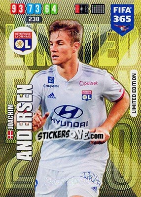 Sticker Joachim Andersen - FIFA 365: 2019-2020. Adrenalyn XL n. LE-JA - Panini