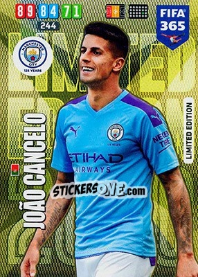 Sticker João Cancelo - FIFA 365: 2019-2020. Adrenalyn XL n. LE-JC - Panini