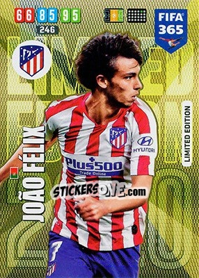 Sticker João Félix - FIFA 365: 2019-2020. Adrenalyn XL n. LE-JFE - Panini