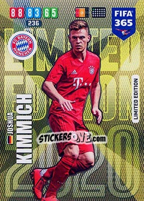 Sticker Joshua Kimmich - FIFA 365: 2019-2020. Adrenalyn XL n. LE-JK - Panini