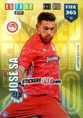 Sticker José Sá - FIFA 365: 2019-2020. Adrenalyn XL n. LE-JSA - Panini