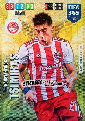 Cromo Kostas Tsimikas - FIFA 365: 2019-2020. Adrenalyn XL - Panini