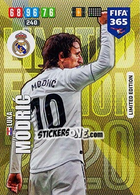 Sticker Luka Modric - FIFA 365: 2019-2020. Adrenalyn XL n. LE-LMO - Panini