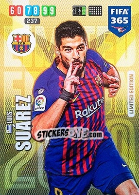 Sticker Luis Suárez - FIFA 365: 2019-2020. Adrenalyn XL n. LE-LS - Panini
