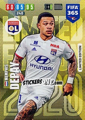 Sticker Memphis Depay - FIFA 365: 2019-2020. Adrenalyn XL n. LE-MD - Panini