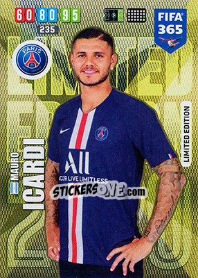 Sticker Mauro Icardi - FIFA 365: 2019-2020. Adrenalyn XL n. LE-MI - Panini