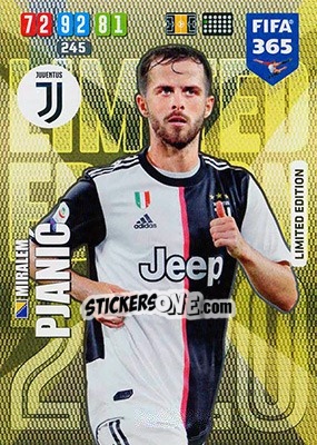 Sticker Miralem Pjanic - FIFA 365: 2019-2020. Adrenalyn XL n. LE-MPJ - Panini