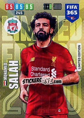 Sticker Mohamed Salah - FIFA 365: 2019-2020. Adrenalyn XL n. LE-MS - Panini