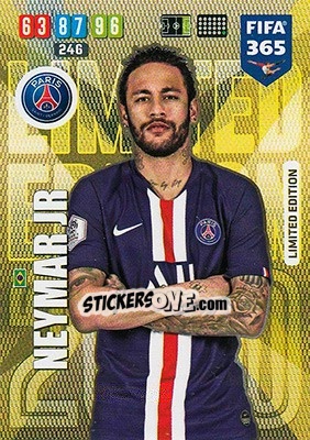 Figurina Neymar Jr - FIFA 365: 2019-2020. Adrenalyn XL - Panini