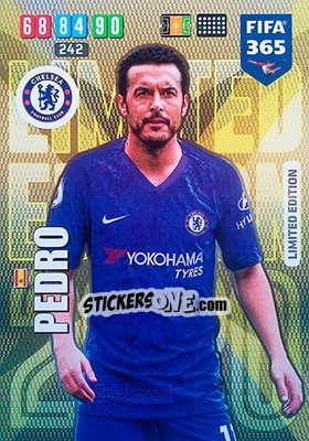 Sticker Pedro Rodriguez - FIFA 365: 2019-2020. Adrenalyn XL n. LE-PE - Panini