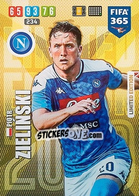 Figurina Piotr Zieliński - FIFA 365: 2019-2020. Adrenalyn XL - Panini