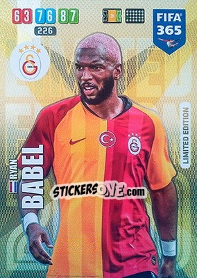 Sticker Ryan Babel - FIFA 365: 2019-2020. Adrenalyn XL n. LE-RB - Panini