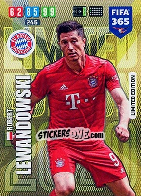 Sticker Robert Lewandowski - FIFA 365: 2019-2020. Adrenalyn XL n. LE-RL - Panini