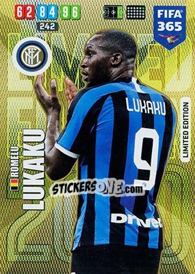 Figurina Romelu Lukaku - FIFA 365: 2019-2020. Adrenalyn XL - Panini