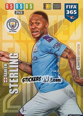 Figurina Raheem Sterling - FIFA 365: 2019-2020. Adrenalyn XL - Panini