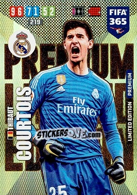 Sticker Thibaut Courtois - FIFA 365: 2019-2020. Adrenalyn XL n. LE-TC - Panini