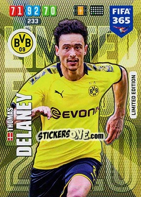 Sticker Thomas Delaney - FIFA 365: 2019-2020. Adrenalyn XL - Panini