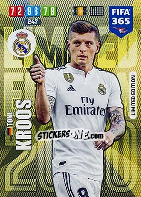 Sticker Toni Kroos - FIFA 365: 2019-2020. Adrenalyn XL n. LE-TK - Panini