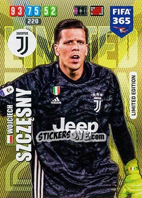 Sticker Wojciech Szczesny - FIFA 365: 2019-2020. Adrenalyn XL n. LE-WS - Panini
