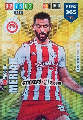 Sticker Yassine Meriah - FIFA 365: 2019-2020. Adrenalyn XL - Panini