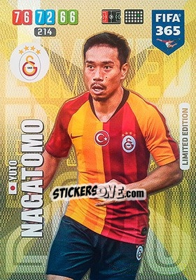 Sticker Yuto Nagatomo - FIFA 365: 2019-2020. Adrenalyn XL n. LE-YN - Panini