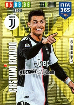 Sticker Cristiano Ronaldo - FIFA 365: 2019-2020. Adrenalyn XL n. XXL-CR - Panini