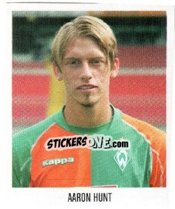 Sticker Aaron Hunt - German Football Bundesliga 2005-2006 - Panini