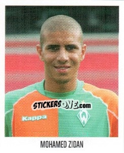 Cromo Mohamed Zidan - German Football Bundesliga 2005-2006 - Panini