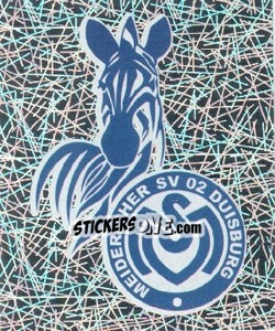 Cromo MSV Duisburg (badge) - German Football Bundesliga 2005-2006 - Panini