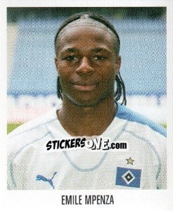 Sticker Emile Mpenza - German Football Bundesliga 2005-2006 n. 219 - Panini