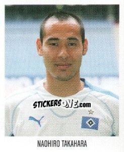 Cromo Naohiro Takahara - German Football Bundesliga 2005-2006 - Panini