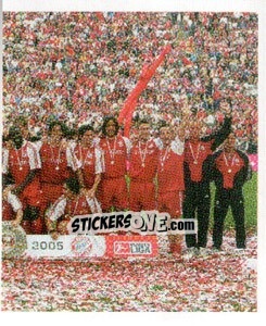 Sticker FC Bayern München Deutscher Meister 2005 (puzzle)