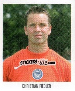 Sticker Christian Fiedler - German Football Bundesliga 2005-2006 - Panini