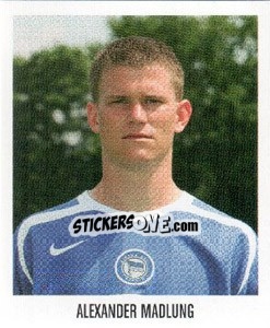 Sticker Alexander Madlung - German Football Bundesliga 2005-2006 - Panini