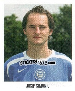 Sticker Josip Simunic - German Football Bundesliga 2005-2006 - Panini