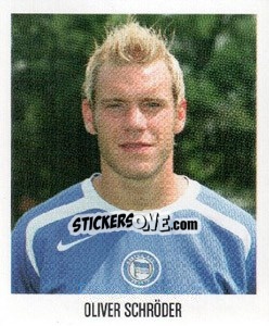 Sticker Oliver Schröder - German Football Bundesliga 2005-2006 - Panini
