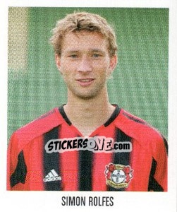 Cromo Simon Rolfes - German Football Bundesliga 2005-2006 - Panini
